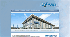 Desktop Screenshot of marx-stahlbaukonzepte.de